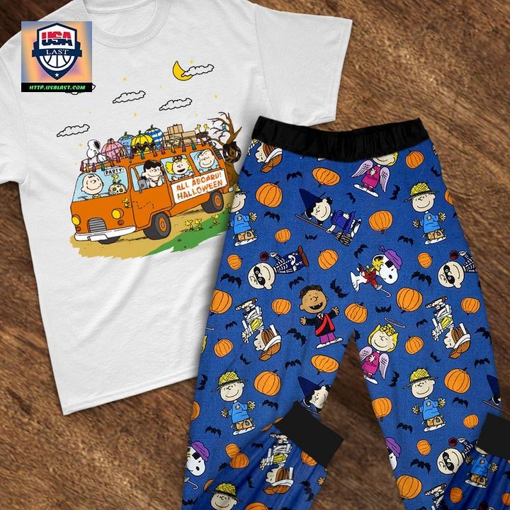 Snoopy All Aboard Halloween Pajamas Set – Usalast