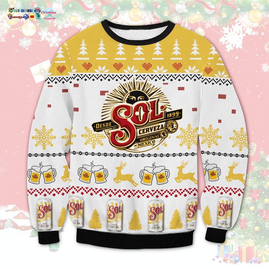 Sol Beer Ugly Christmas Sweater