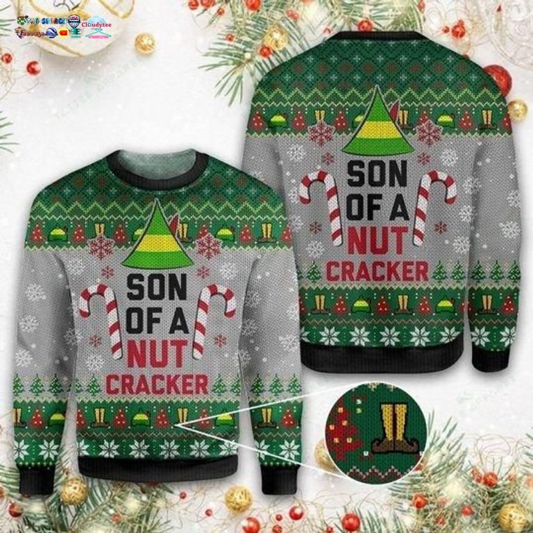 Son Of A Nut Cracker Ugly Christmas Sweater - Cuteness overloaded