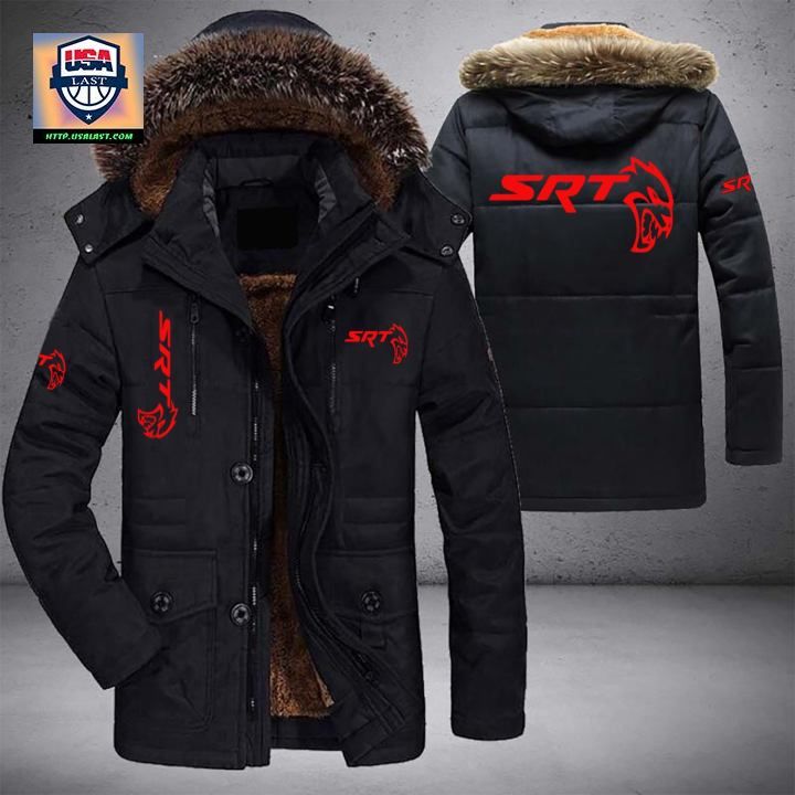 SRT Demon Logo Brand Parka Jacket Winter Coat – Usalast
