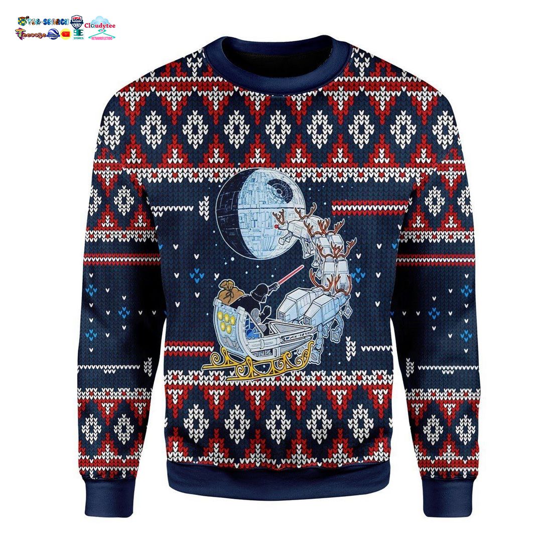 Star Wars Darth Santa Ugly Christmas Sweater