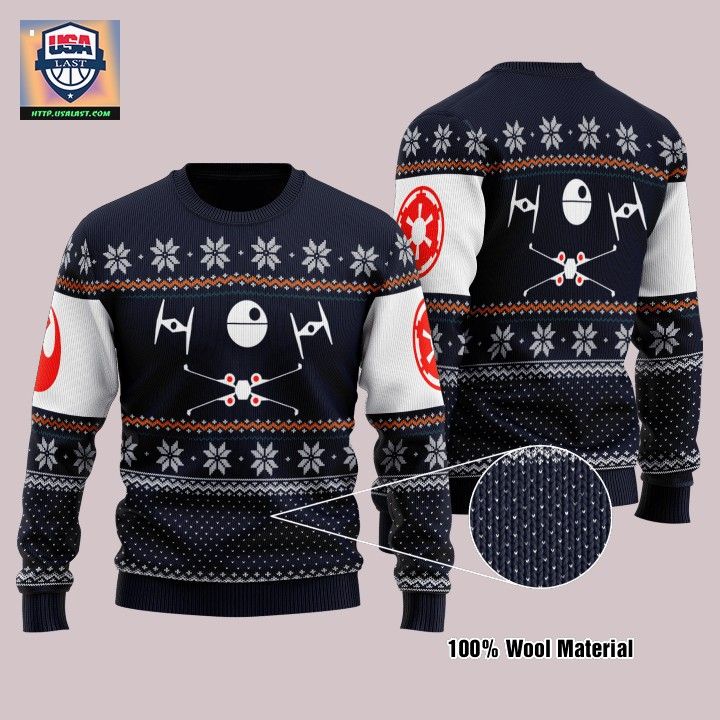 Star Wars X Wing Vs Tie Fighter Ugly Christmas Sweater – Usalast