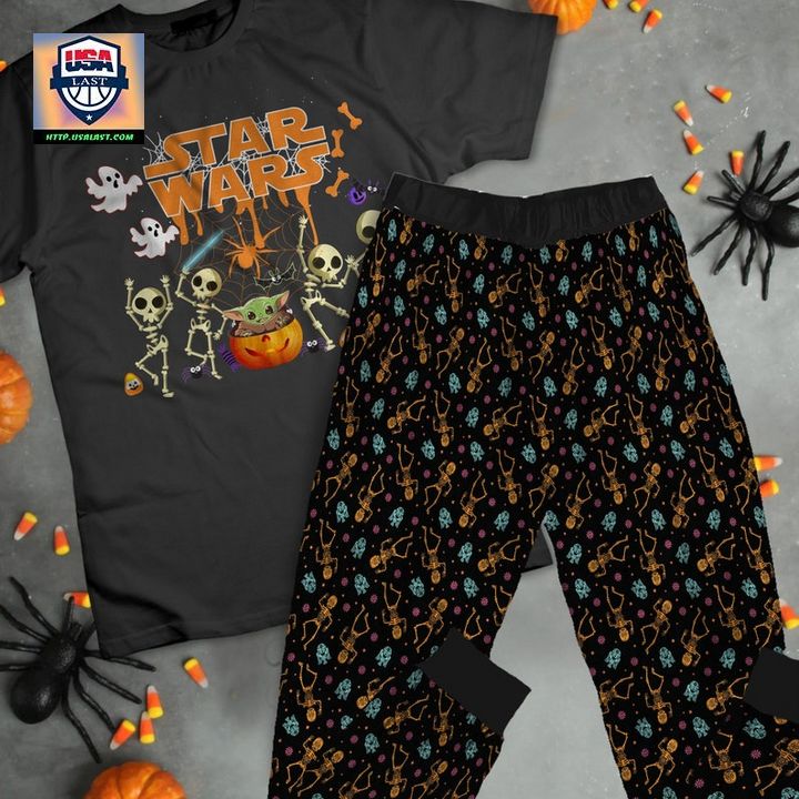 Starwars Baby Yoda Halloween Pajamas Set - Unique and sober