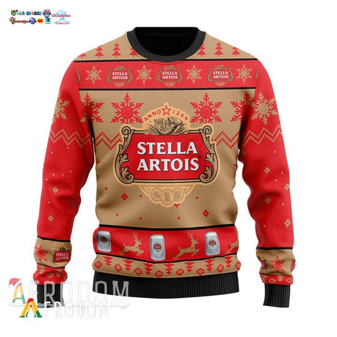 Stella Artois Ver 2 Ugly Christmas Sweater