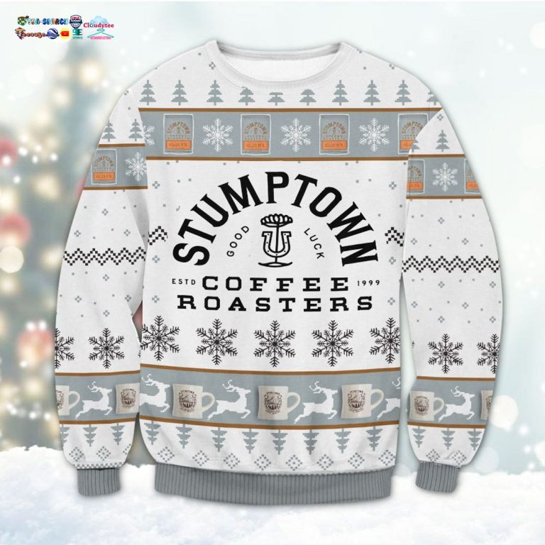 Stumptown Coffee Roasters Ugly Christmas Sweater - Stand easy bro