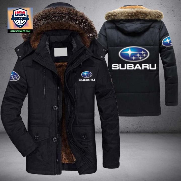 Subaru Car Brand Parka Jacket Winter Coat – Usalast