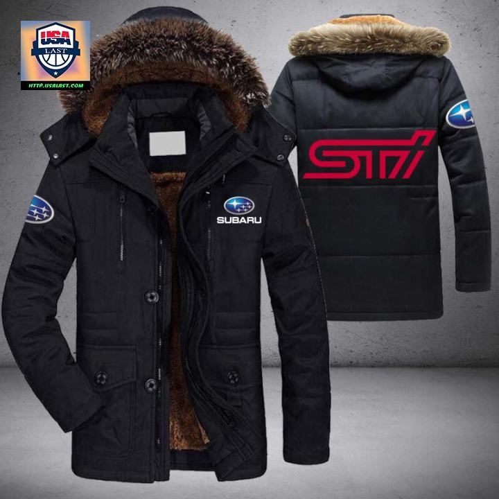 Subaru STI Logo Brand V2 Parka Jacket Winter Coat – Usalast
