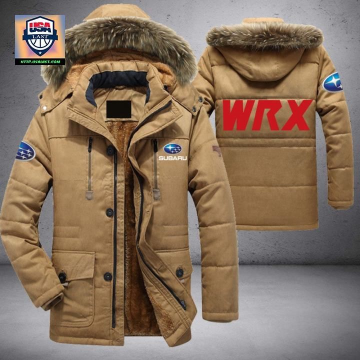 Subaru WRX Logo Brand V2 Parka Jacket Winter Coat - Impressive picture.