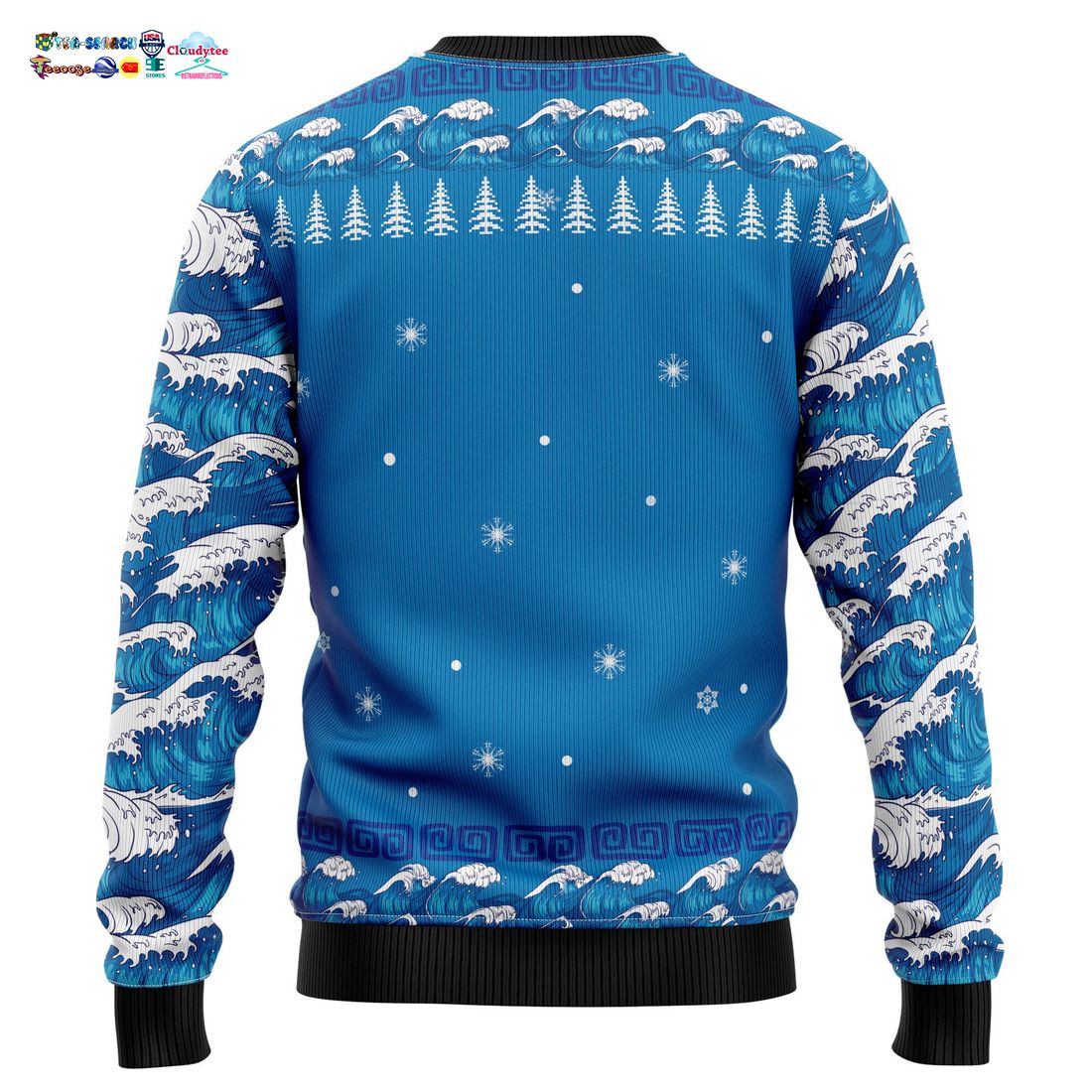 Surfboard Have A Swell Christmas Ugly Christmas Sweater