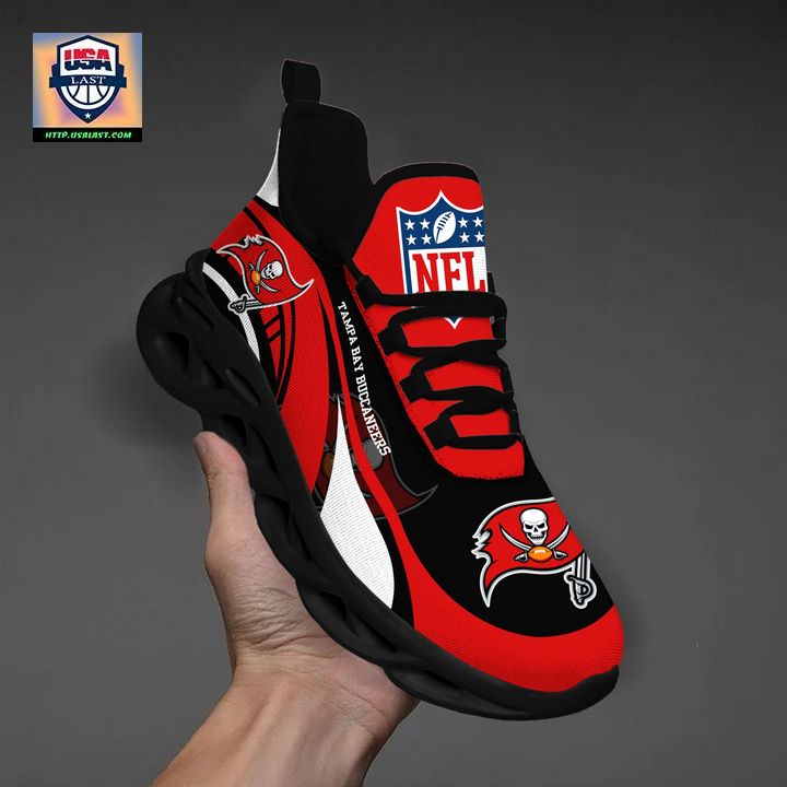 Tampa Bay Buccaneers NFL Customized Max Soul Sneaker - Generous look