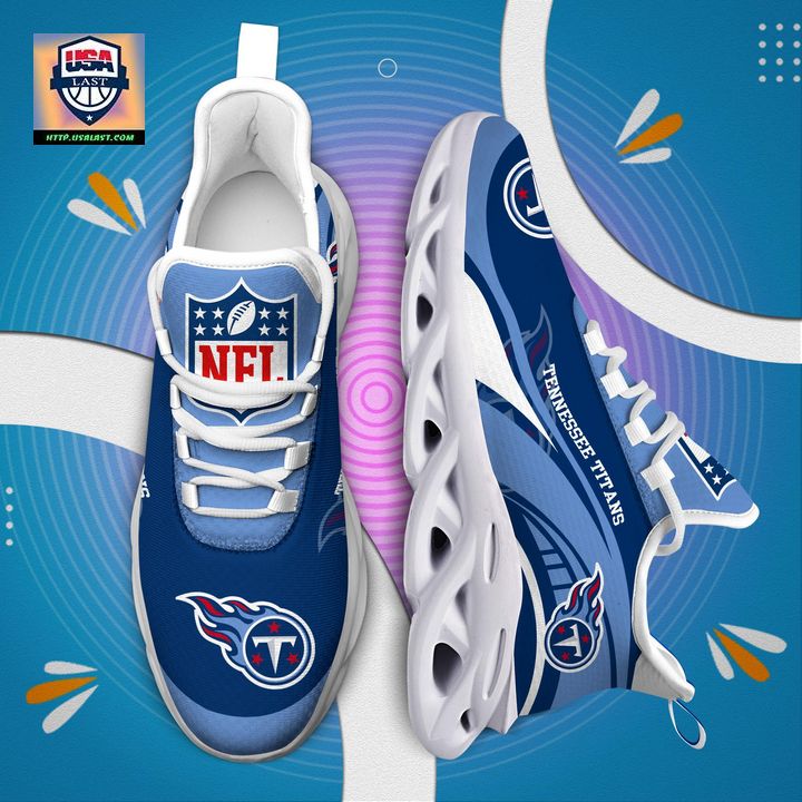 Tennessee Titans NFL Customized Max Soul Sneaker - Amazing Pic