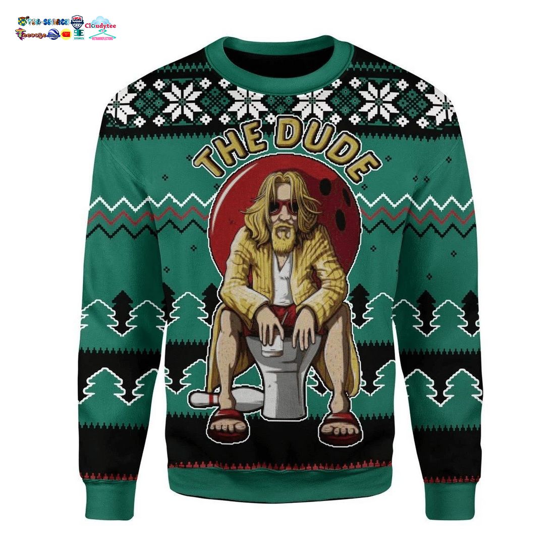The Dude Ugly Christmas Sweater