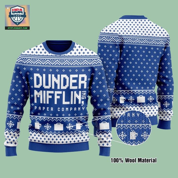 The Office Dunder Mifflin Paper Company Ugly Christmas Sweater – Usalast