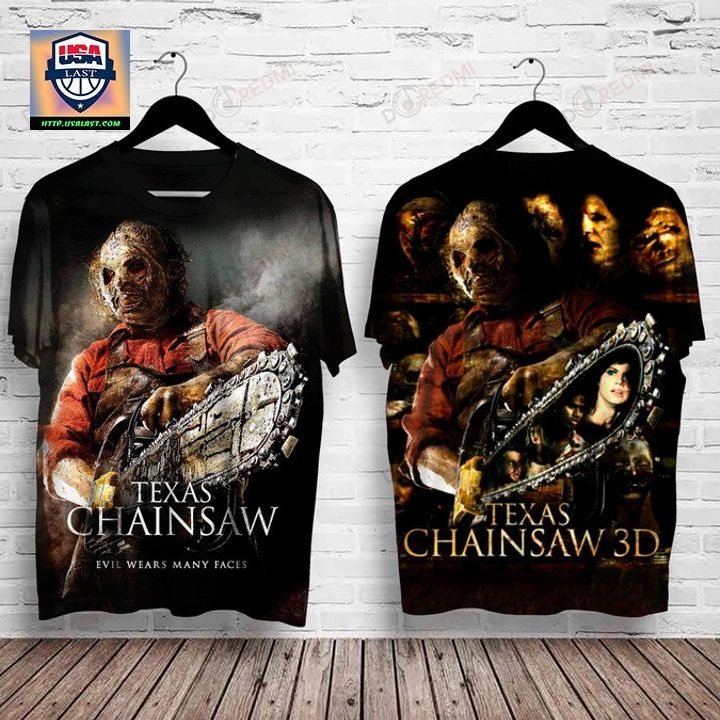 The Texas Chainsaw Massacre Evil Wears Many Faces 3D Shirt – Usalast