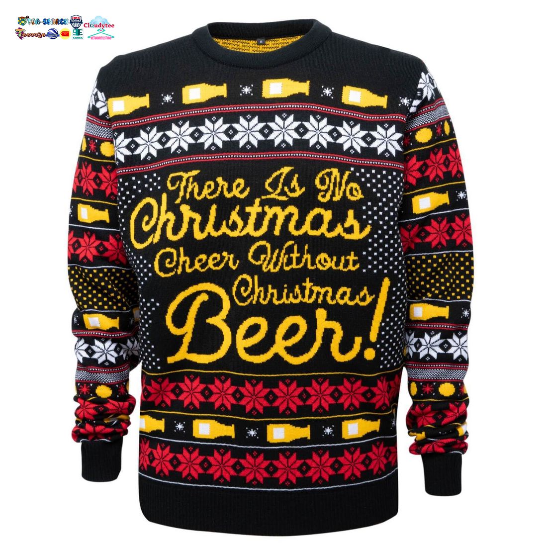 There Is No Christmas Cheer Without Christmas Beer Ugly Christmas Sweater