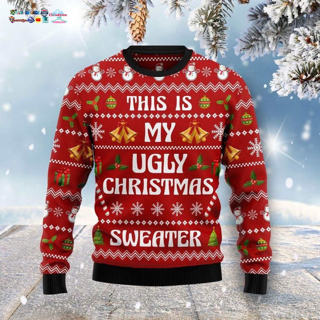 This Is My Ugly Christmas Sweater 3D Sweater