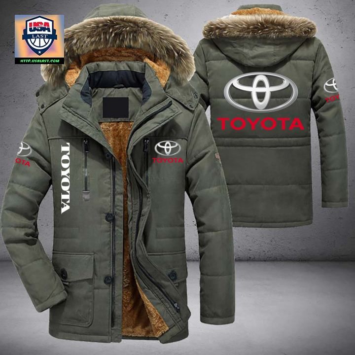 Toyota Logo Brand Parka Jacket Winter Coat - Out of the world