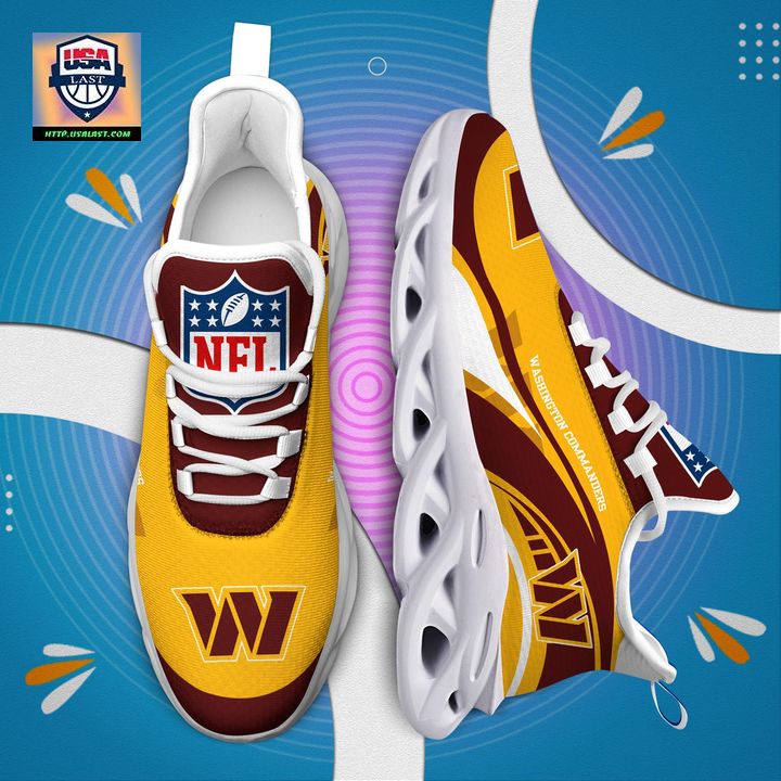 Washington Commanders NFL Customized Max Soul Sneaker – Usalast