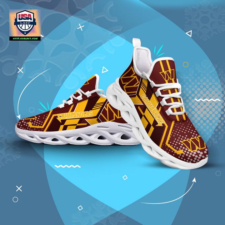 Washington Commanders Personalized Clunky Max Soul Shoes Best Gift For Fans – Usalast