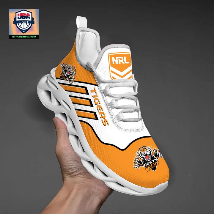 Wests Tigers Personalized Clunky Max Soul Shoes Running Shoes – Usalast