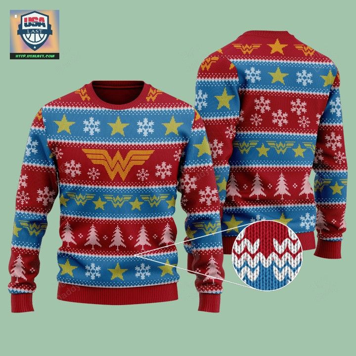 Wonder Woman Ugly Sweater Christmas 2022 - Best click of yours