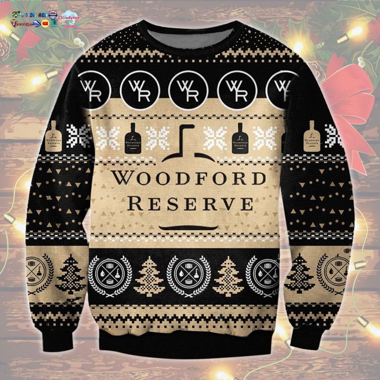 Woodford Reserve Ugly Christmas Sweater - Cutting dash