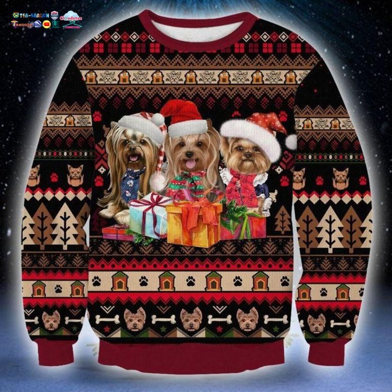 Yorkshire Christmas Gift Ugly Christmas Sweater - Trending picture dear